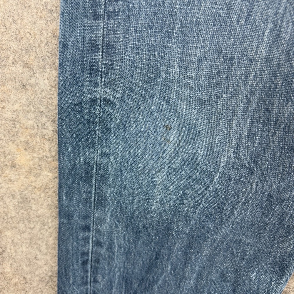 Levis 501XX Jeans Mens 35x32 Blue Straight Fit Button Fly VTG Y2K Whiskered - Picture 7 of 12